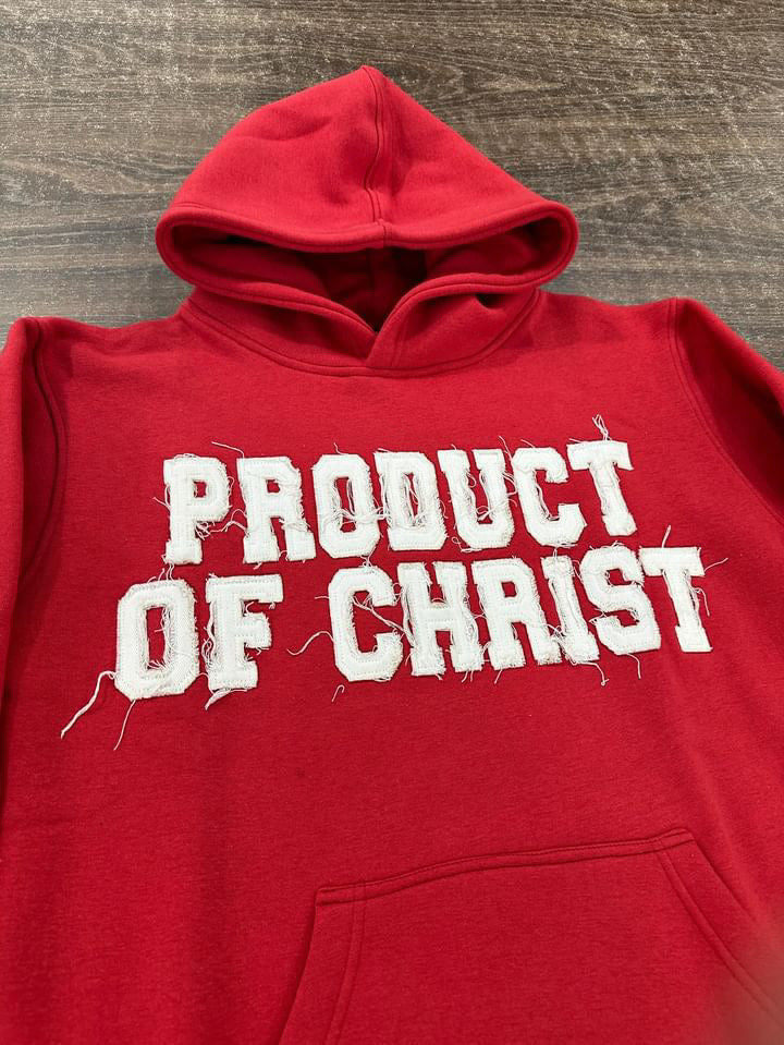 Product of Christ Red Hoodie