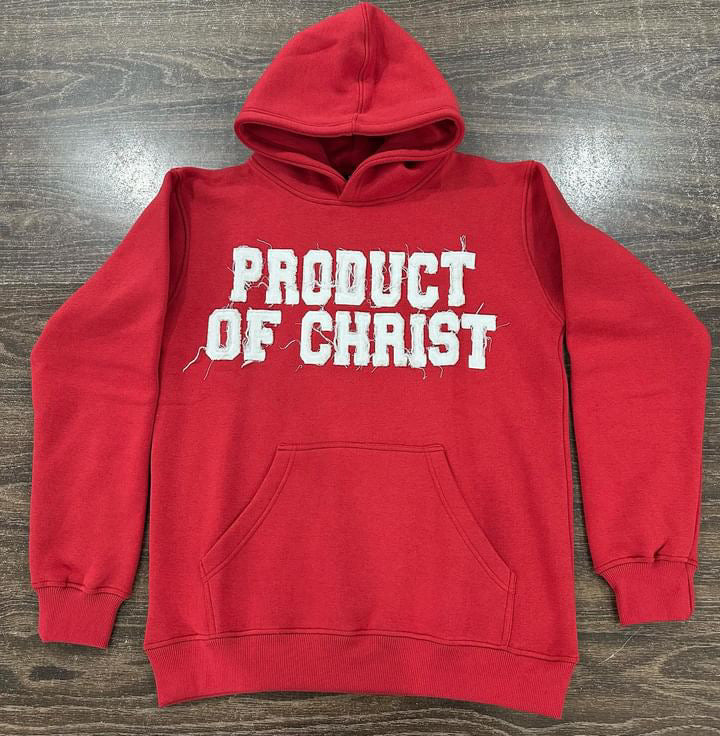 Product of Christ Red Hoodie